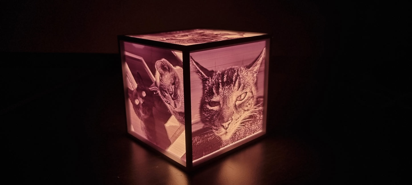 Lampe "Lithopane"