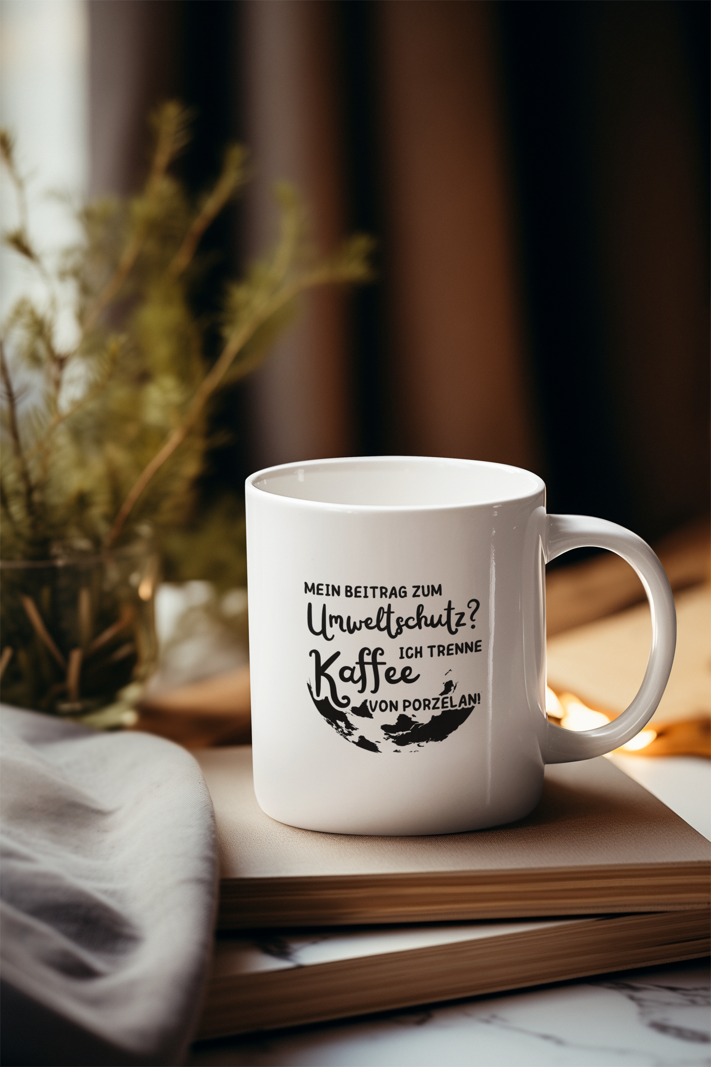Tasse „Mein Beitrag zum Umweltschutz“