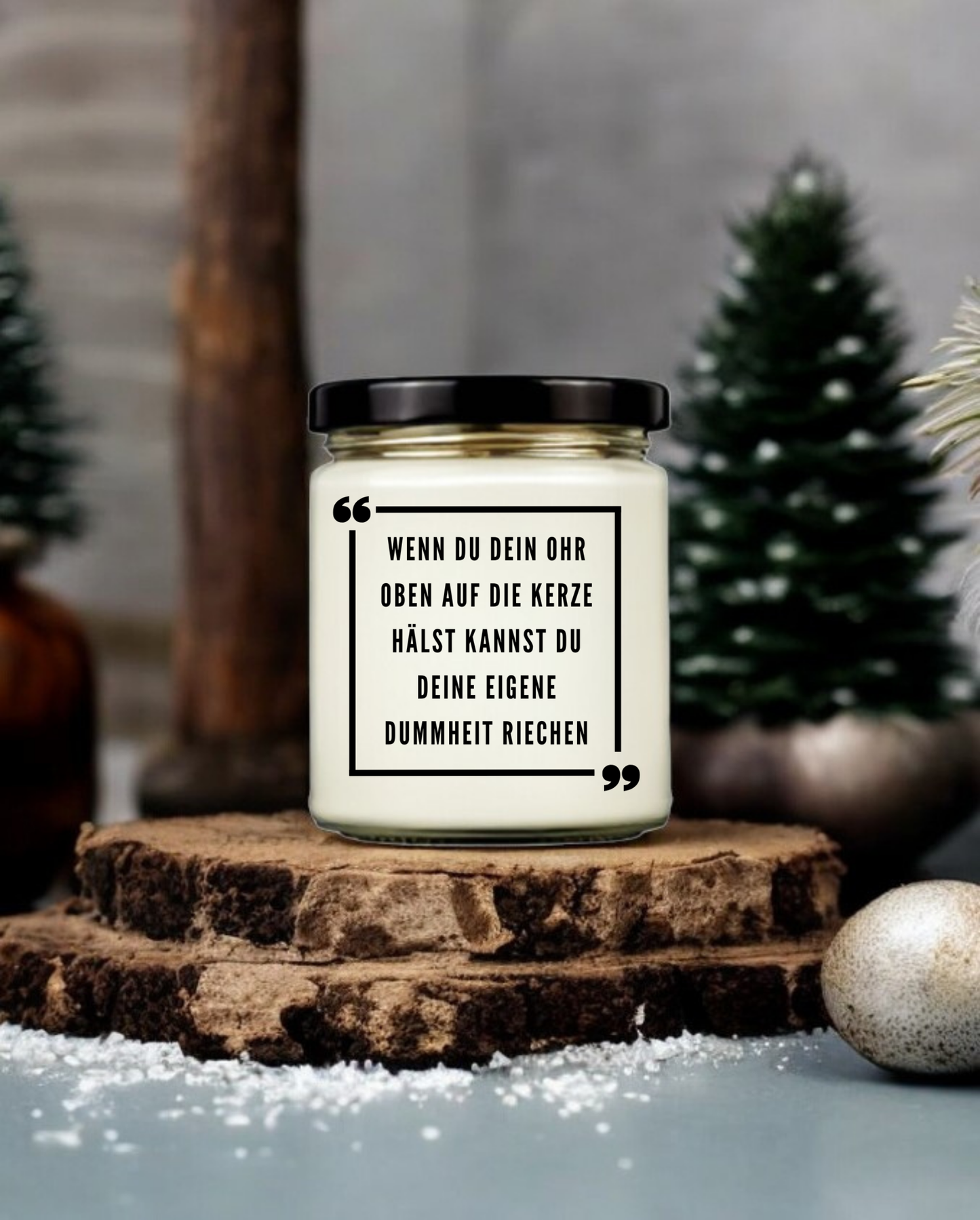Duftkerzen aus reinem Soja | hiermit kannst du Dummheit riechen