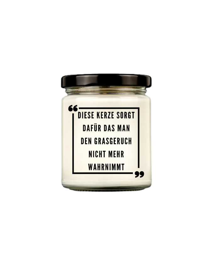 Duftkerzen aus reinem Soja | Gras Geruch