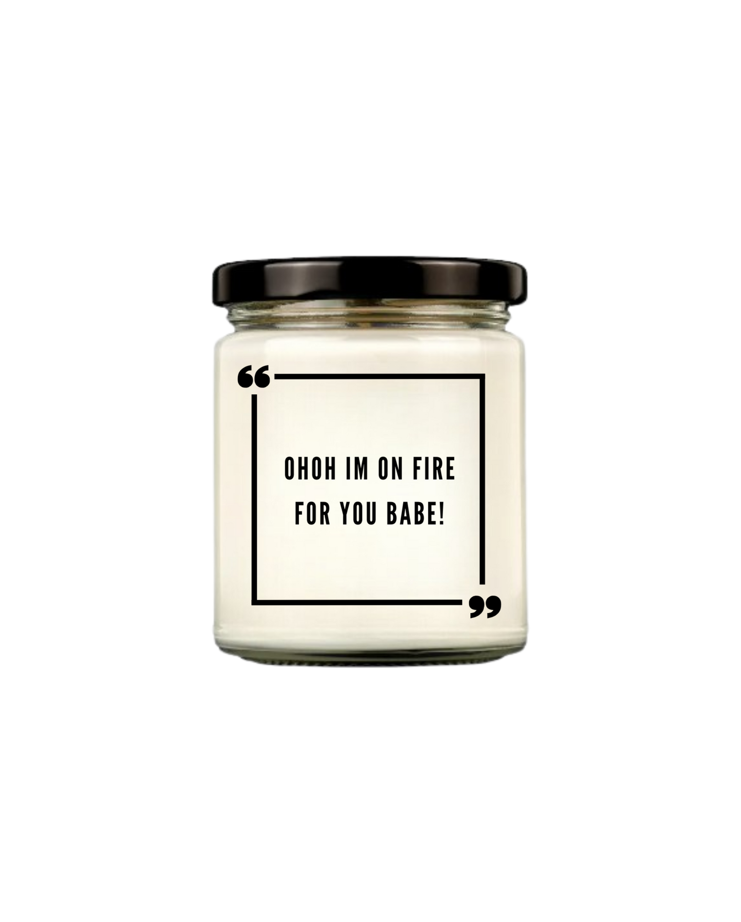Duftkerzen aus reinem Soja | im on Fire for you Babe!
