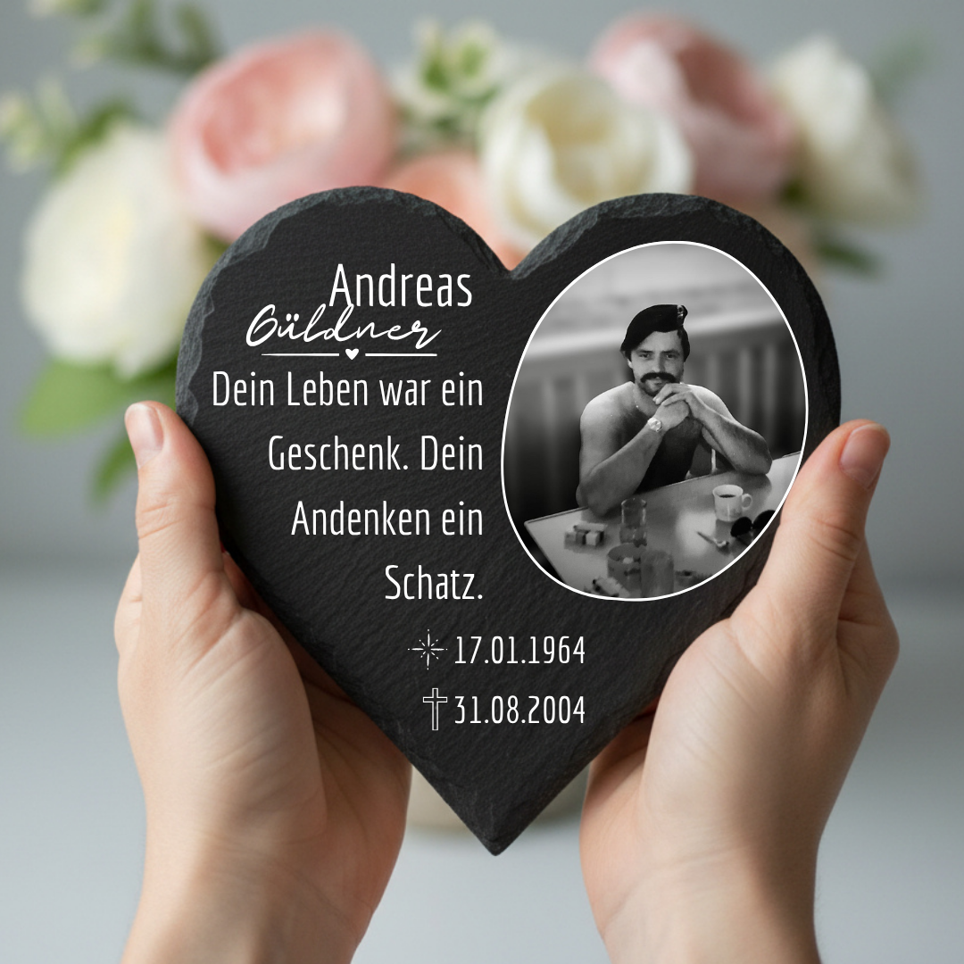 Schieferherz -für Immer und ewig-