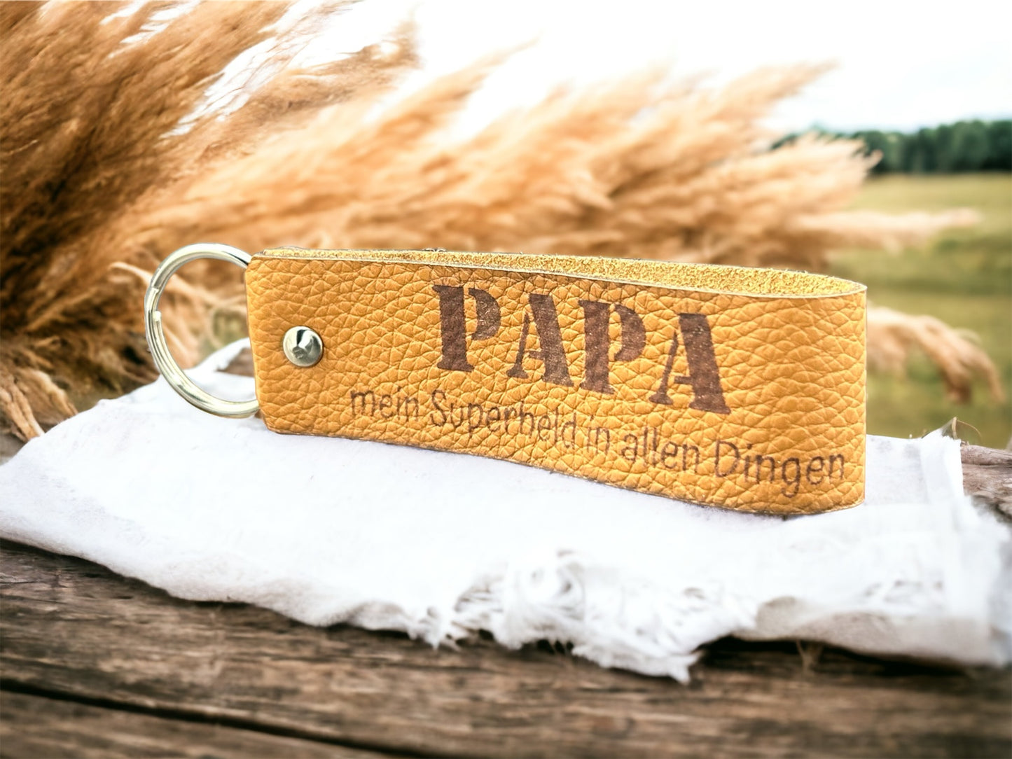 Hochwertiger Schlüsselanhäger aus Leder