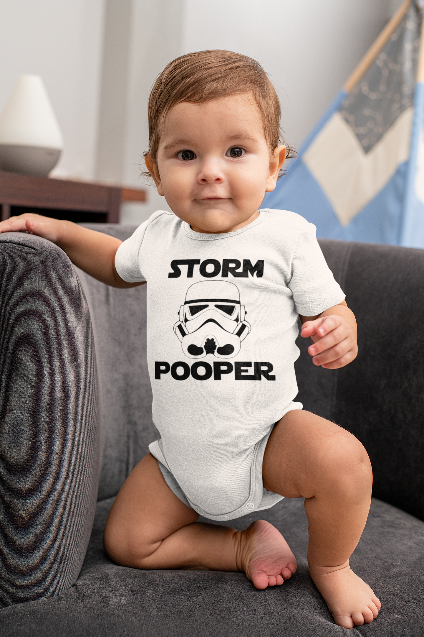 Kurzarm Body "Stormpooper"
