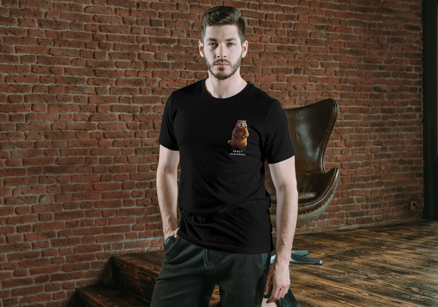 T-Shirt „Bober Kurwa“