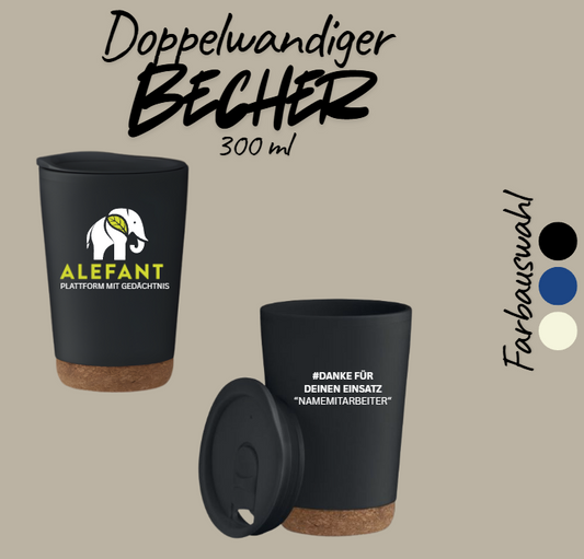 Doppelwandiger Becher -300ml-