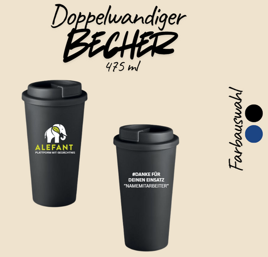 Doppelwandiger Becher -475ml-