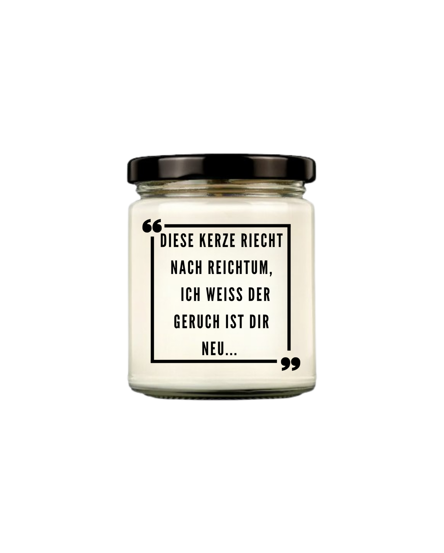Duftkerzen aus reinem Soja | Riecht nach Reichtum