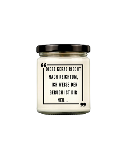 Duftkerzen aus reinem Soja | Riecht nach Reichtum
