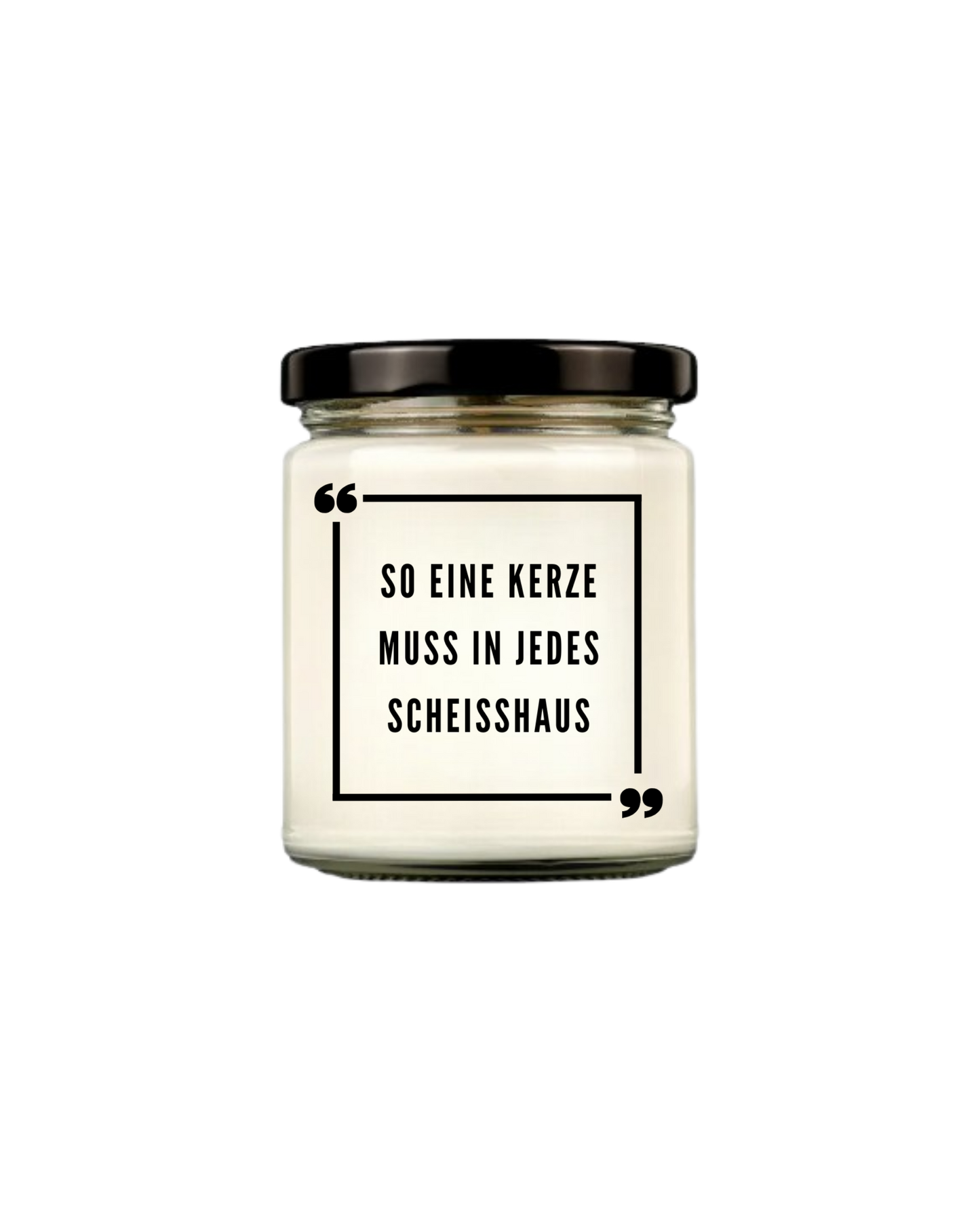 Duftkerzen aus reinem Soja | So eine Kerze muss in jedes Scheißhaus