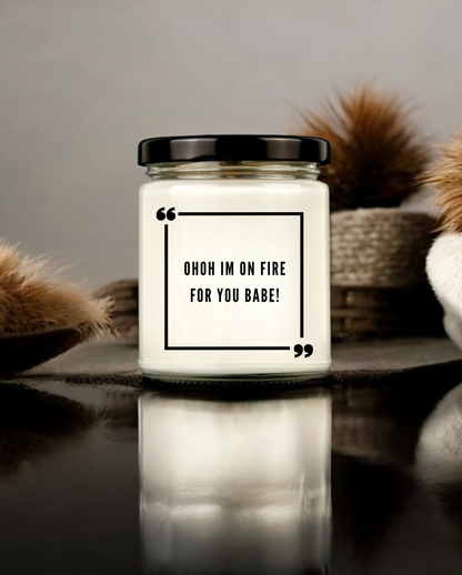 Duftkerzen aus reinem Soja | im on Fire for you Babe!