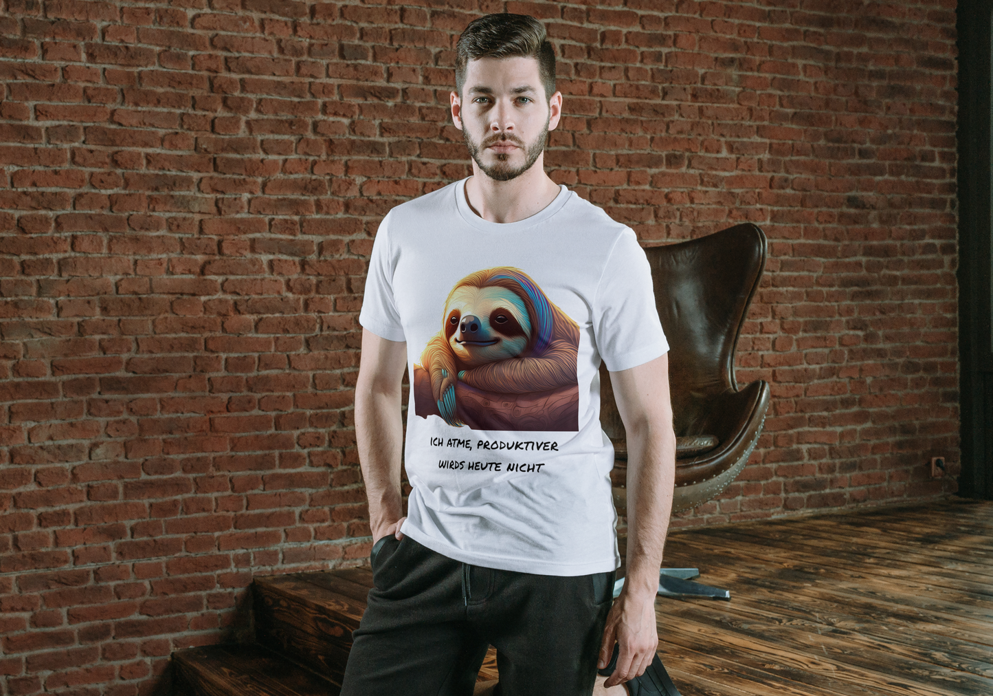 T-Shirt „Faultier“
