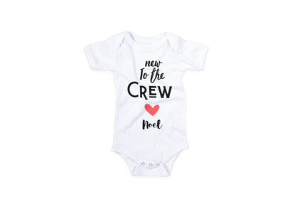Kurzarm Body "New to the Crew"