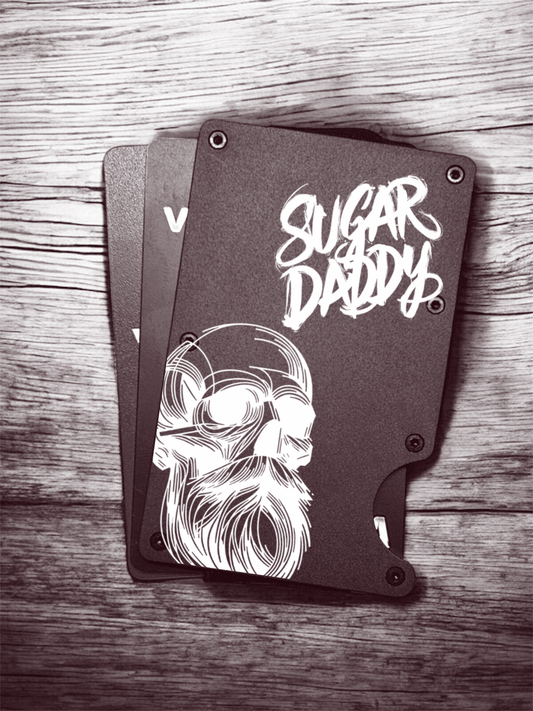 Slim Metall Wallet "Sugar Daddy"