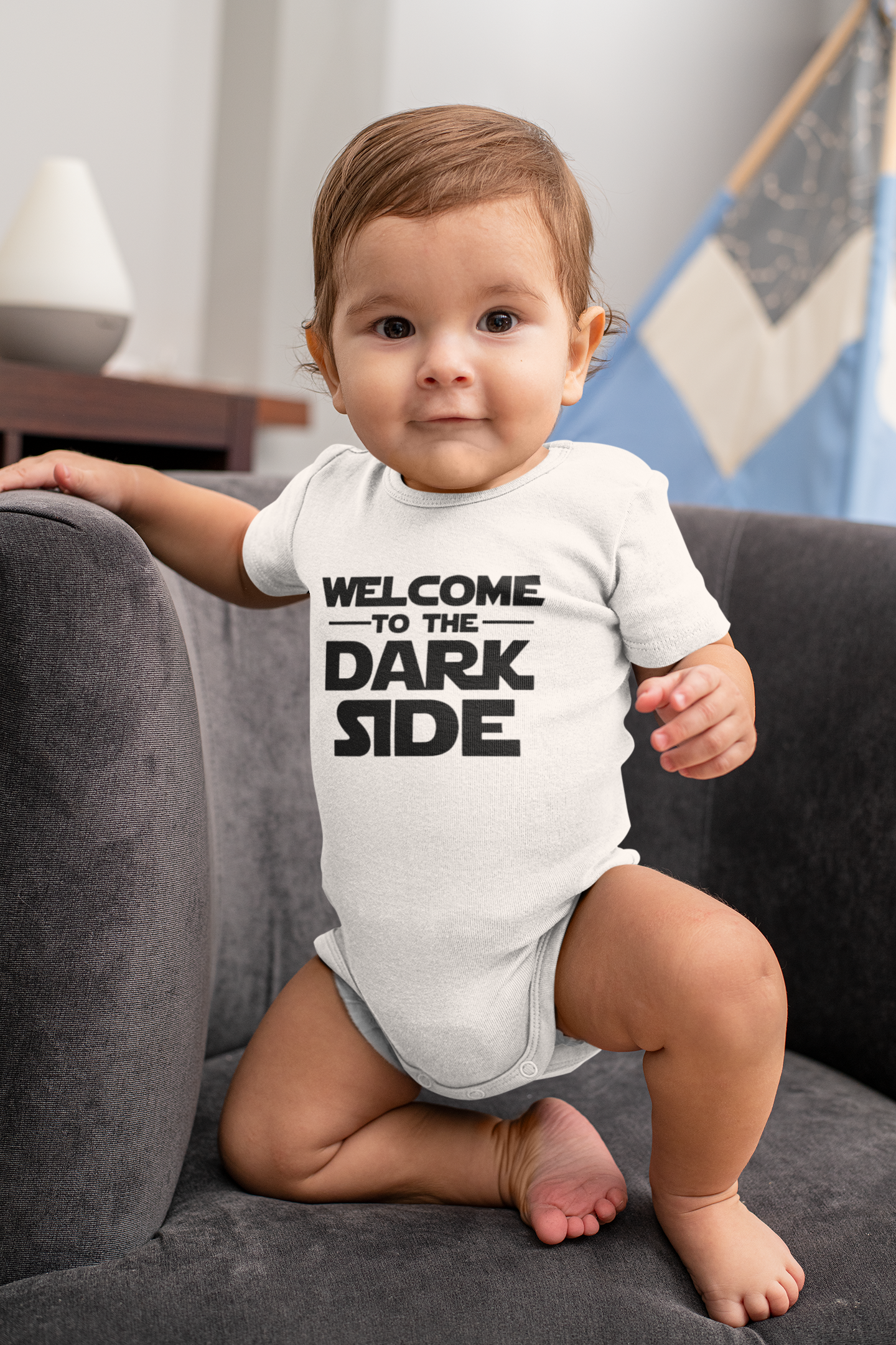 Kurzarm Body -Welcome to the Darkside-