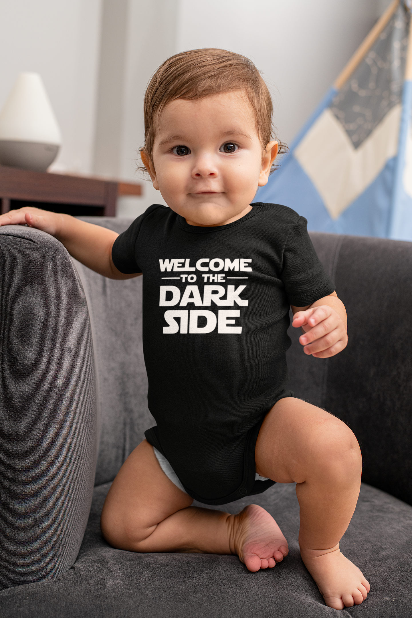 Kurzarm Body -Welcome to the Darkside-