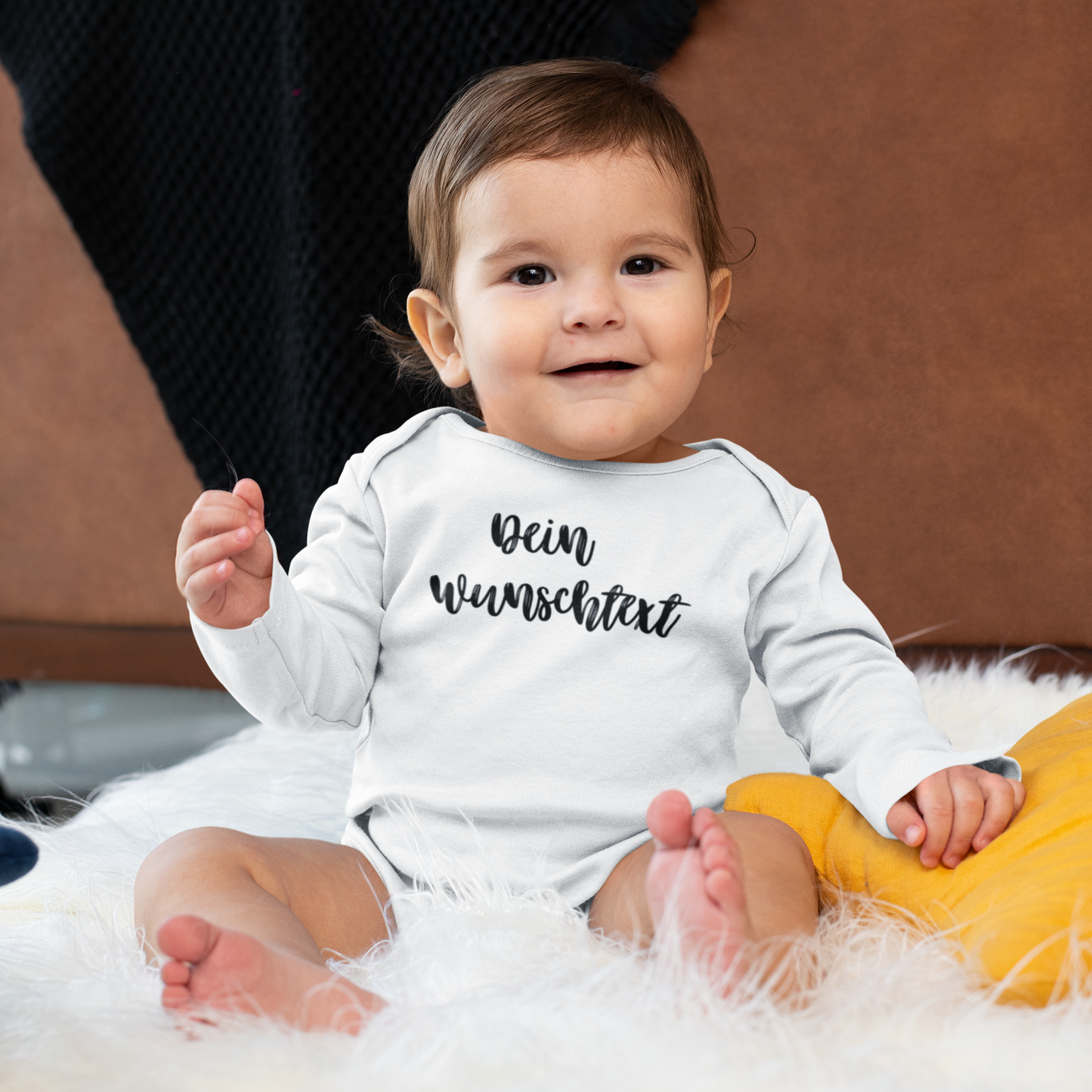 Kurzarm Body "Dein Wunschtext"