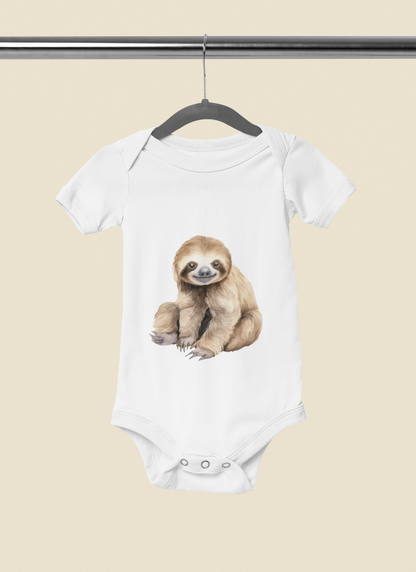 Kurzarm Body "Aquarell Tiere"