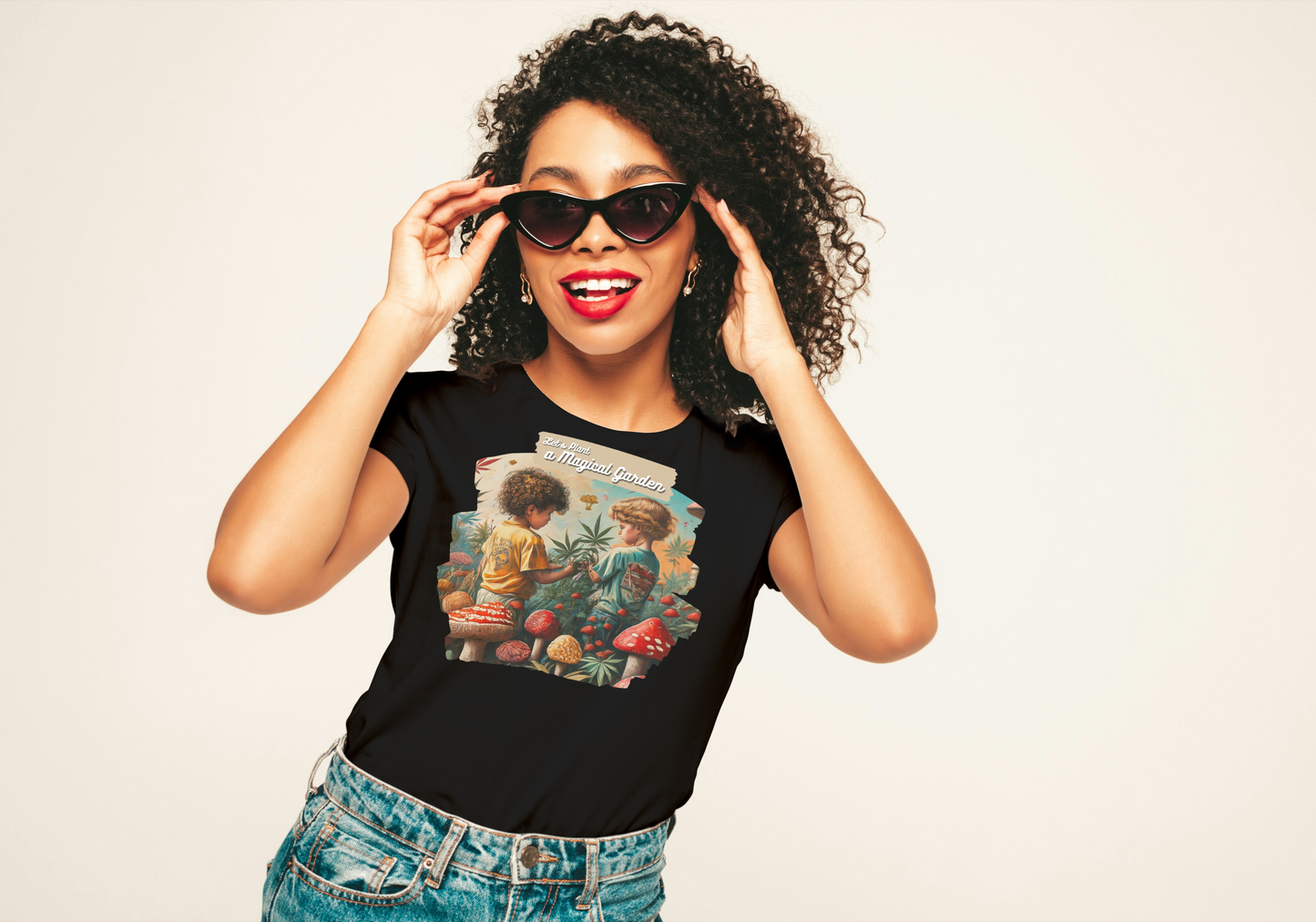 T-Shirt „lets plant a magical Garden“