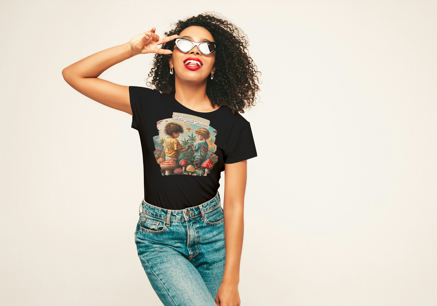 T-Shirt „lets plant a magical Garden“